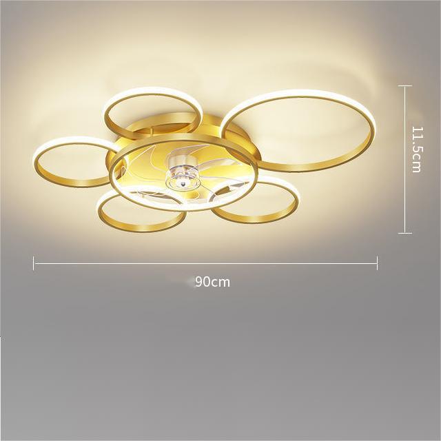 Chic Nordic Ceiling Fan Light for Stylish Home Illumination-6