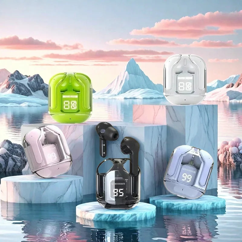 T2 Wireless Mini Earbuds LED Power Digital Display TWS Wireless Headset Stereo Sound Bluetooth Headphones 5.3