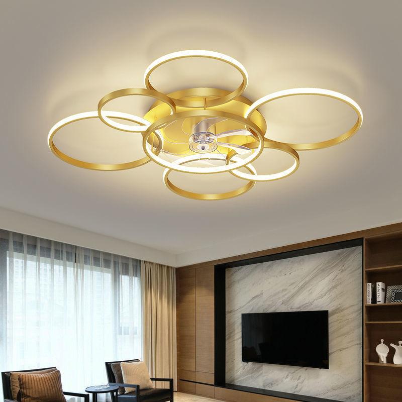 Chic Nordic Ceiling Fan Light for Stylish Home Illumination-0