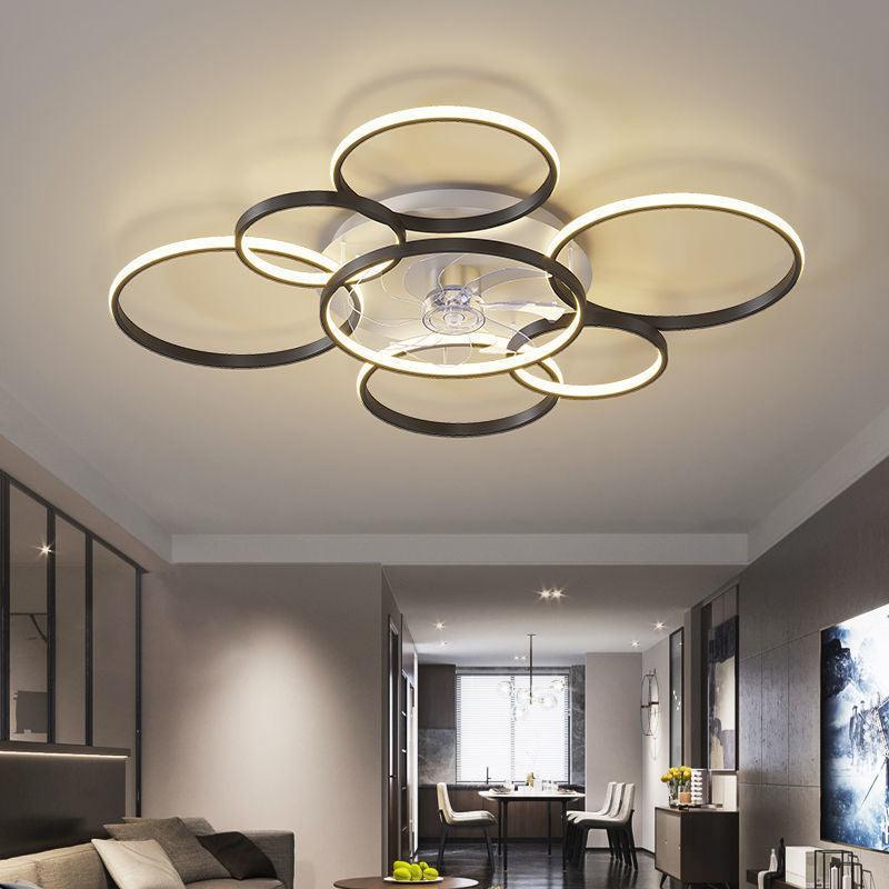 Chic Nordic Ceiling Fan Light for Stylish Home Illumination-2