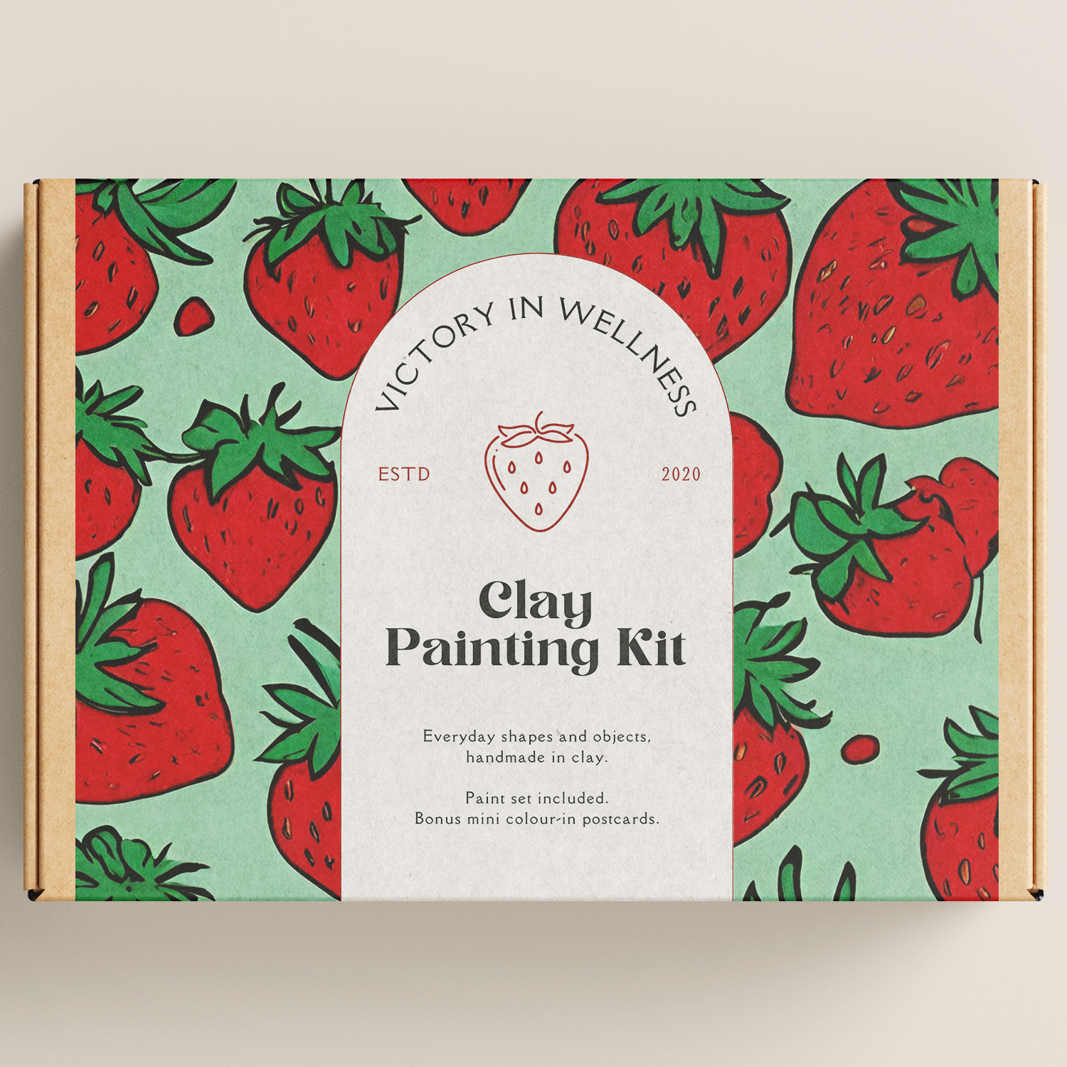 Victory in Wellness starter kit, Strawberry Fruit Paint Kit-0
