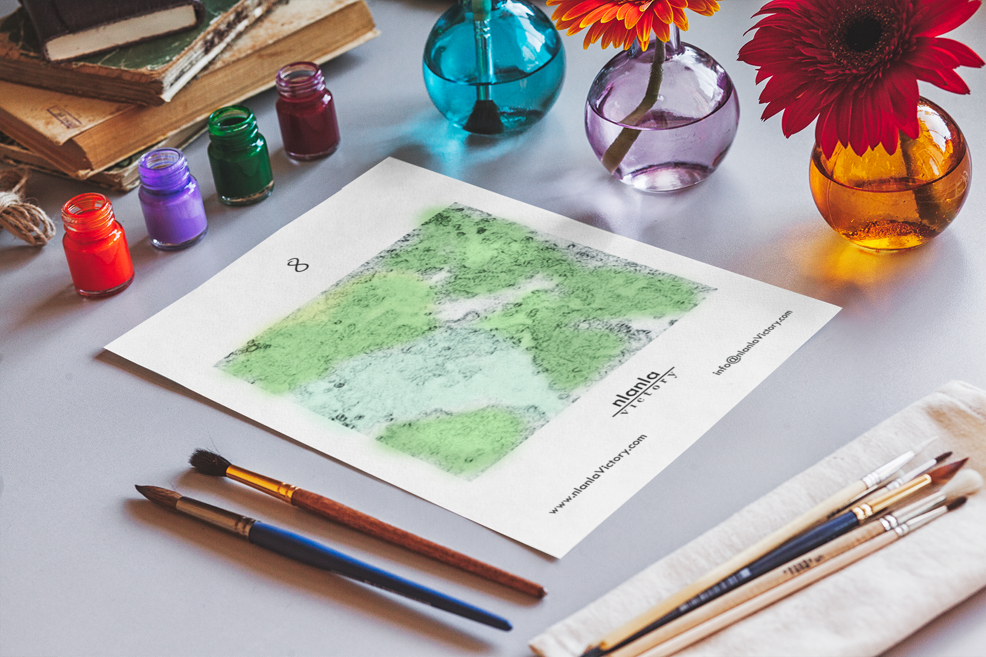 Watercolour Advent Calendar, Painting Advent Calendar, Painting Kit, Christmas Countdown-1