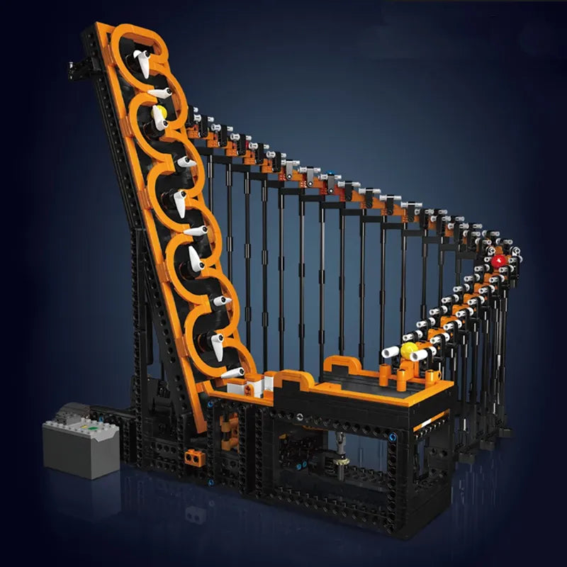 Motorised GBC Harp Track Marble Run 1508pcs-2