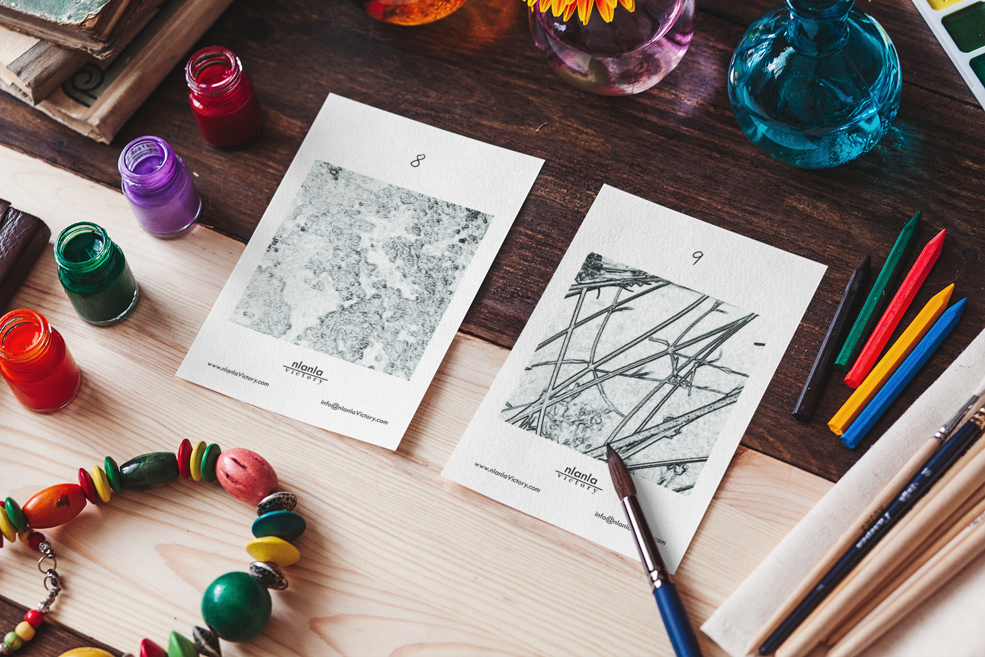 Watercolour Advent Calendar, Painting Advent Calendar, Painting Kit, Christmas Countdown-4